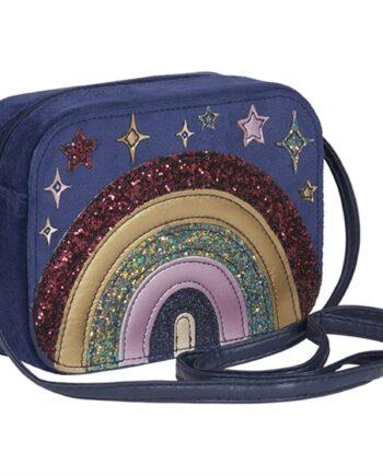 Skuldertaske i Velvet Rainbow Hooray fra Mimi & Lula
