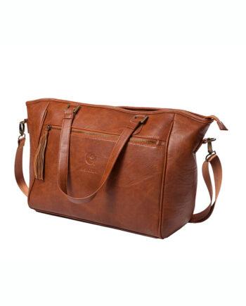 Mama Bag Pulsetaske i Brun fra Easygrow - Find den hos Babysam.dk