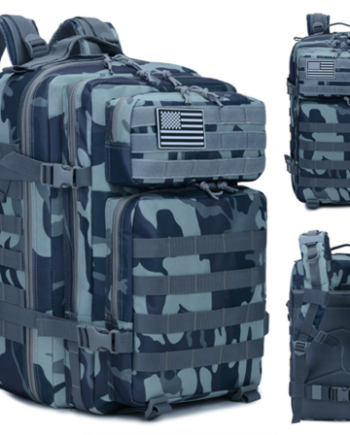 Højkvalitets Outdoor Rygsæk i Naval Camouflage fra Maroon Asteria