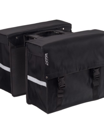 Bagoo Dobbelt Cykeltaske 46l - Sort Tilbud!