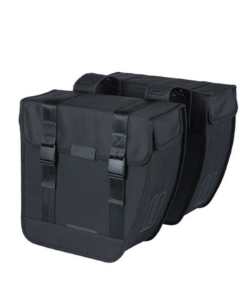 Tour XL Dobbelt Cykeltaske 40L Sort - Basil Tilbud!