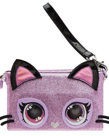 Skuldertaske med lys - Purdy Purrfect Glitter fra Purse Pets