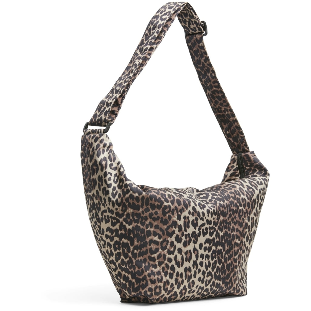 Pieces Pcamanda Taske i Sort Leopard – Elegant Tilbehør