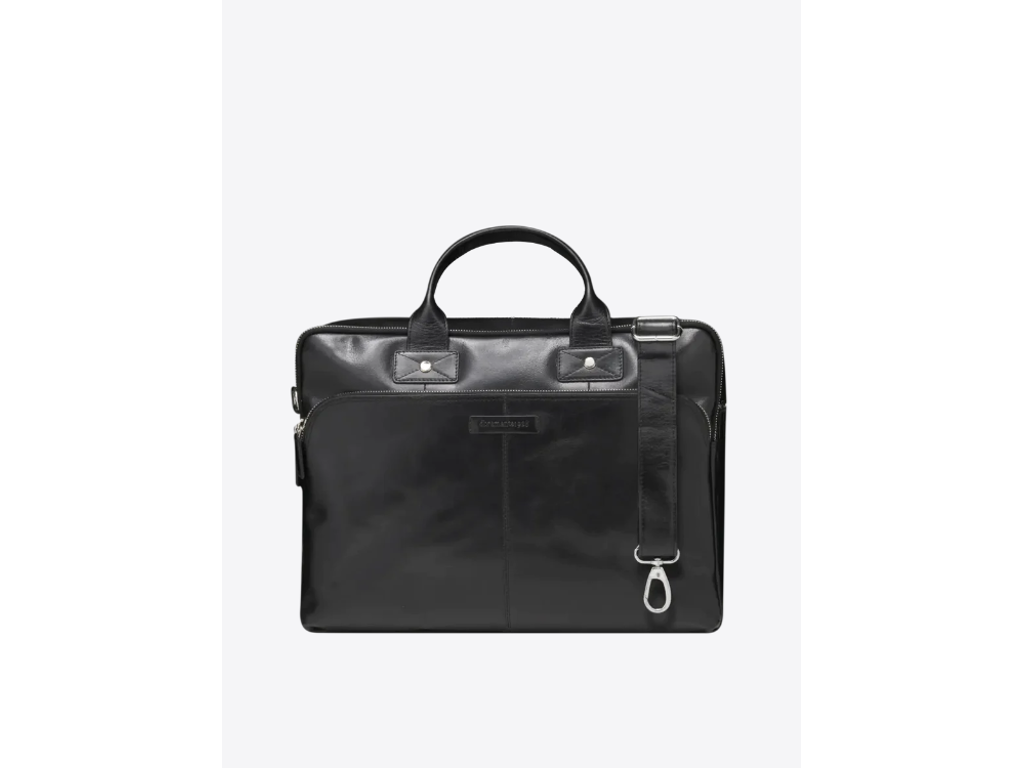 Dbramante Kronborg Sort Læder Computertaske på tilbud