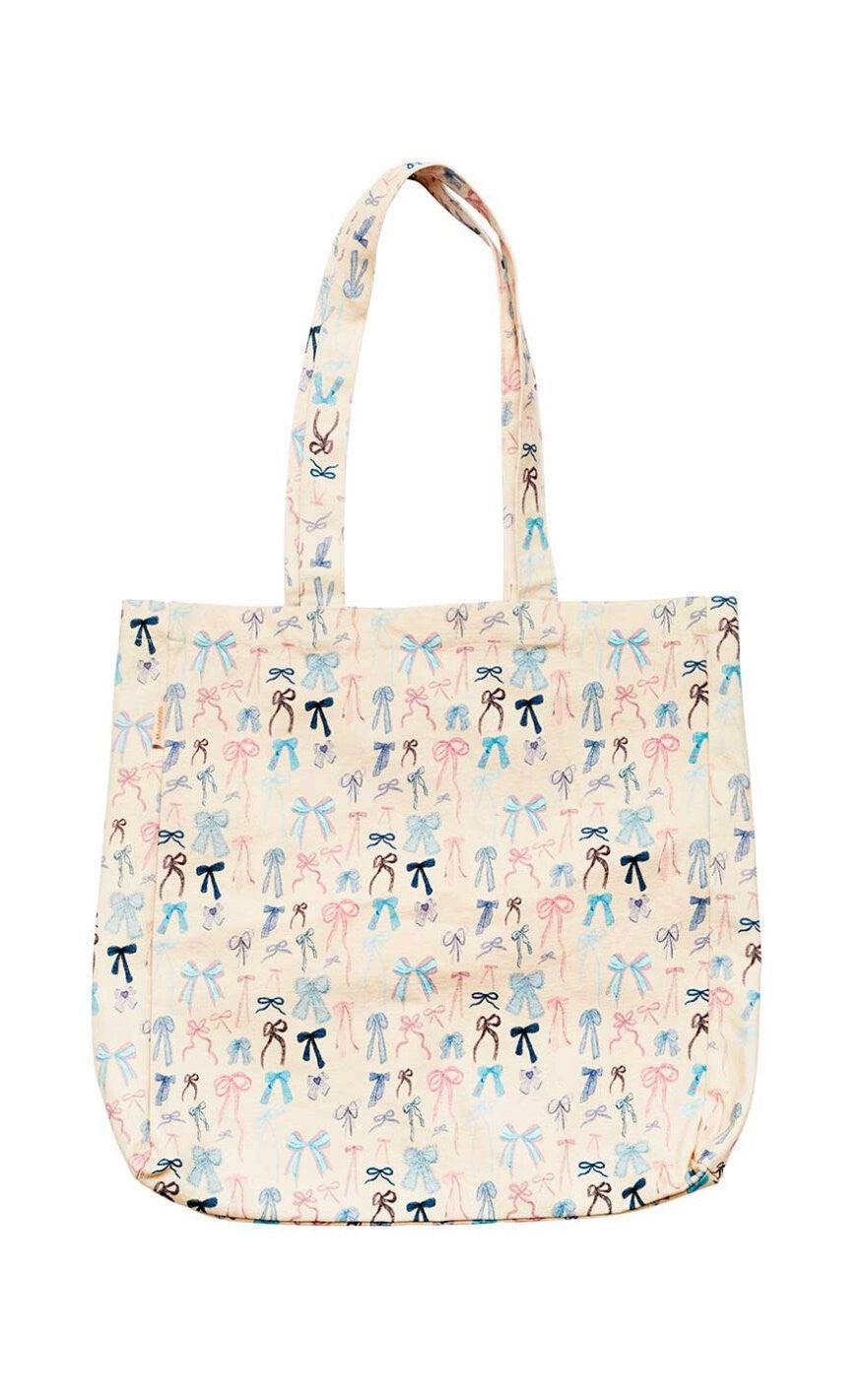 Maanesten Taske Canvas Cute Bows Cute Bows  One Size