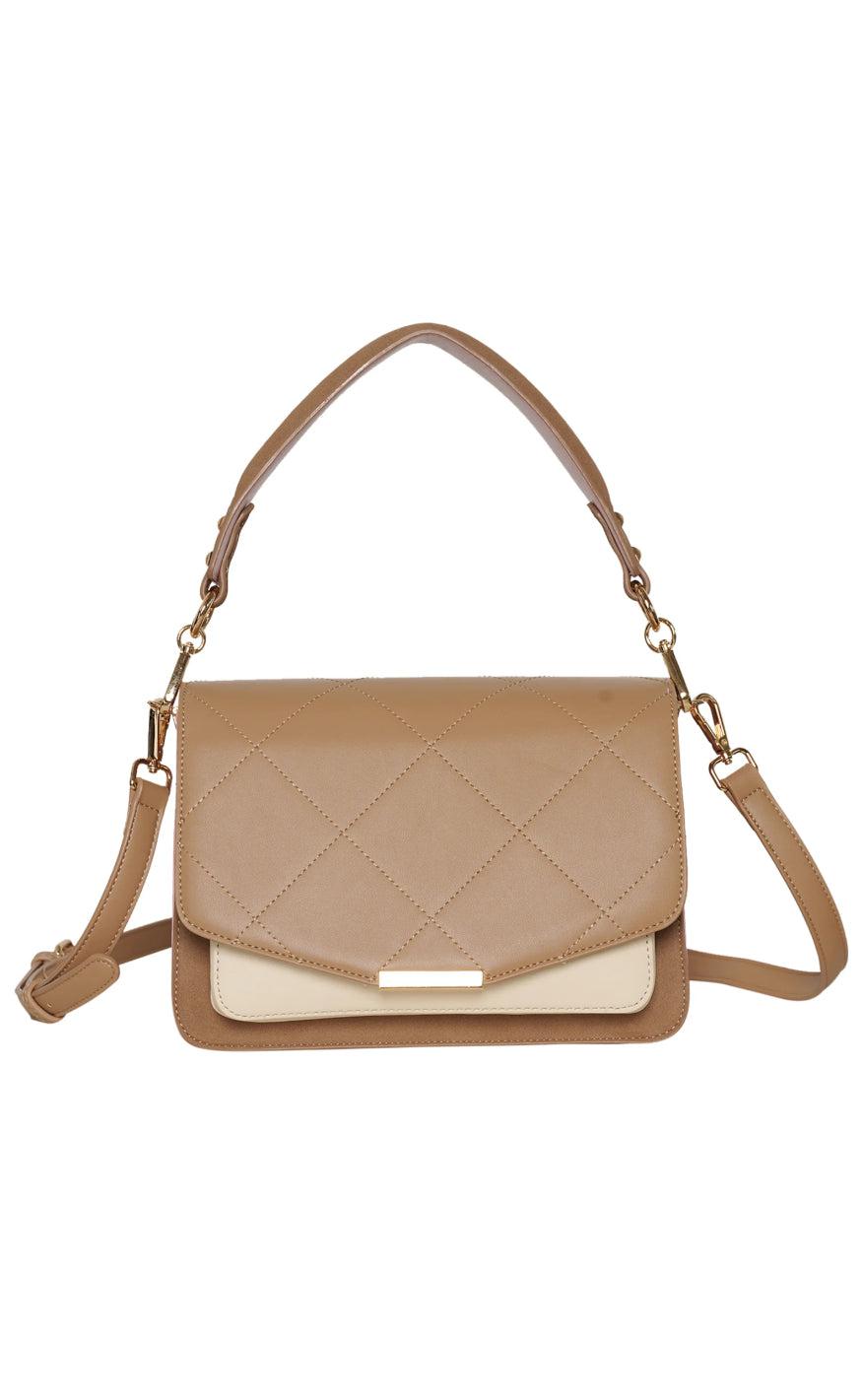 Noella Taske Blanca Multi Compartment Taupe Off White Rose Mix Hvid  One Size