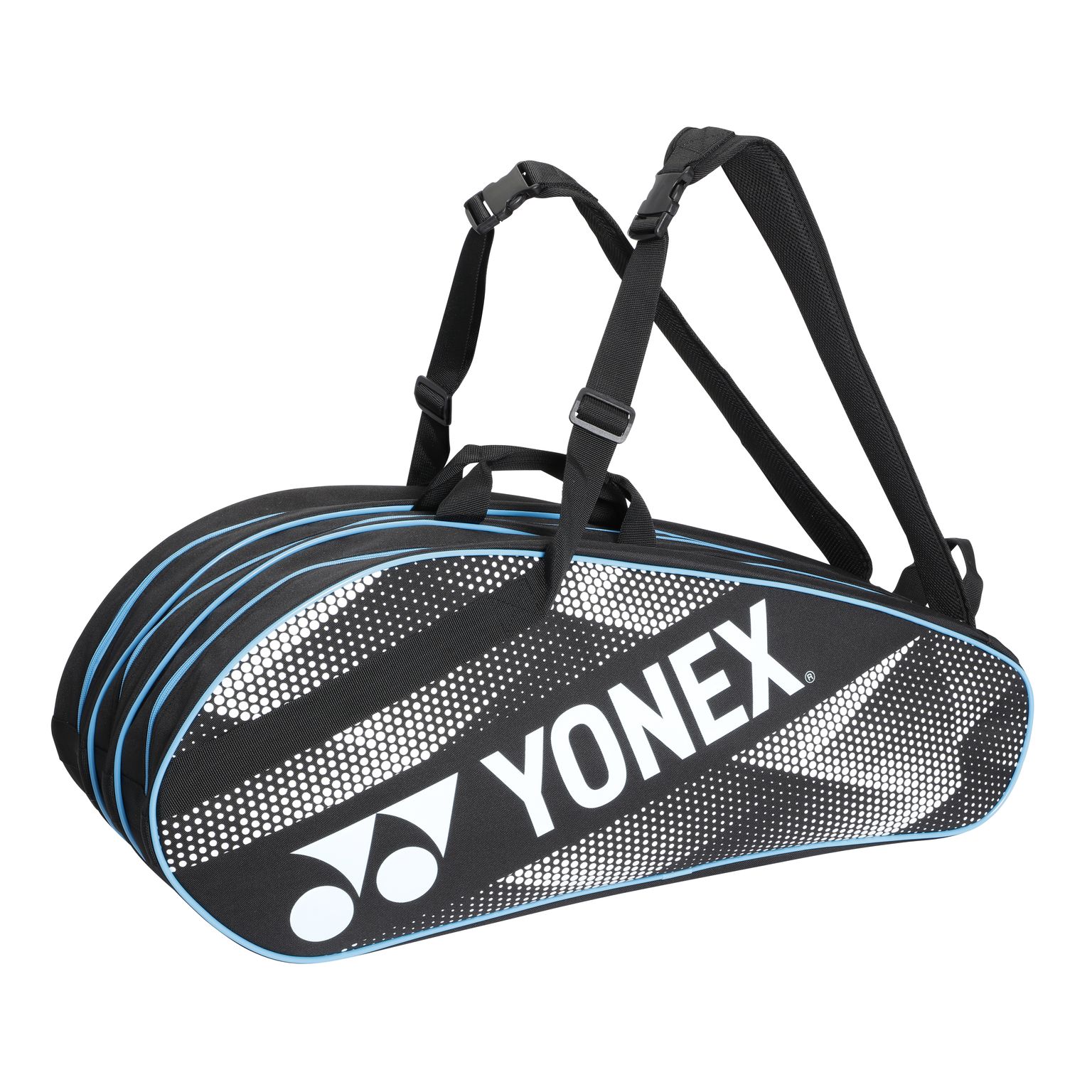 Yonex Triple Racketbag – Sort og Blå Tennisopbevaring