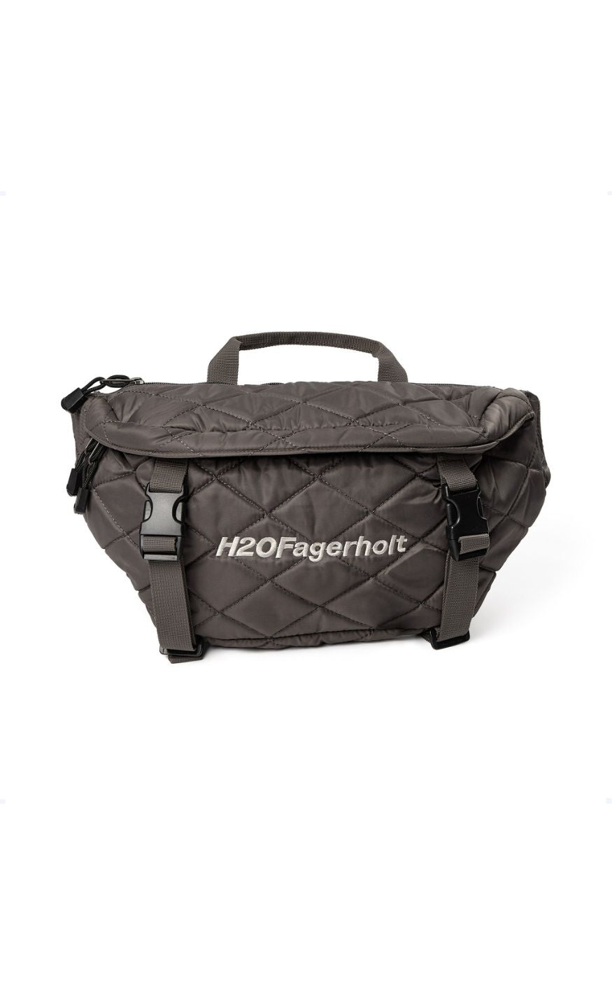 H2o Fagerholt Taske Close Market Dark Oak Grey Dark Brun Grå  One Size