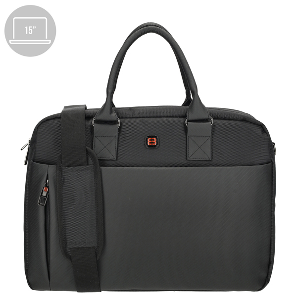 Enrico Benetti Berlin Computertaske  Sort Nylon Sort