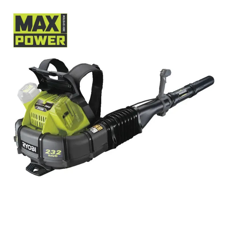 Ryobi Haveblæser 36v Rygsæk Model Ry36bpxa Max Power