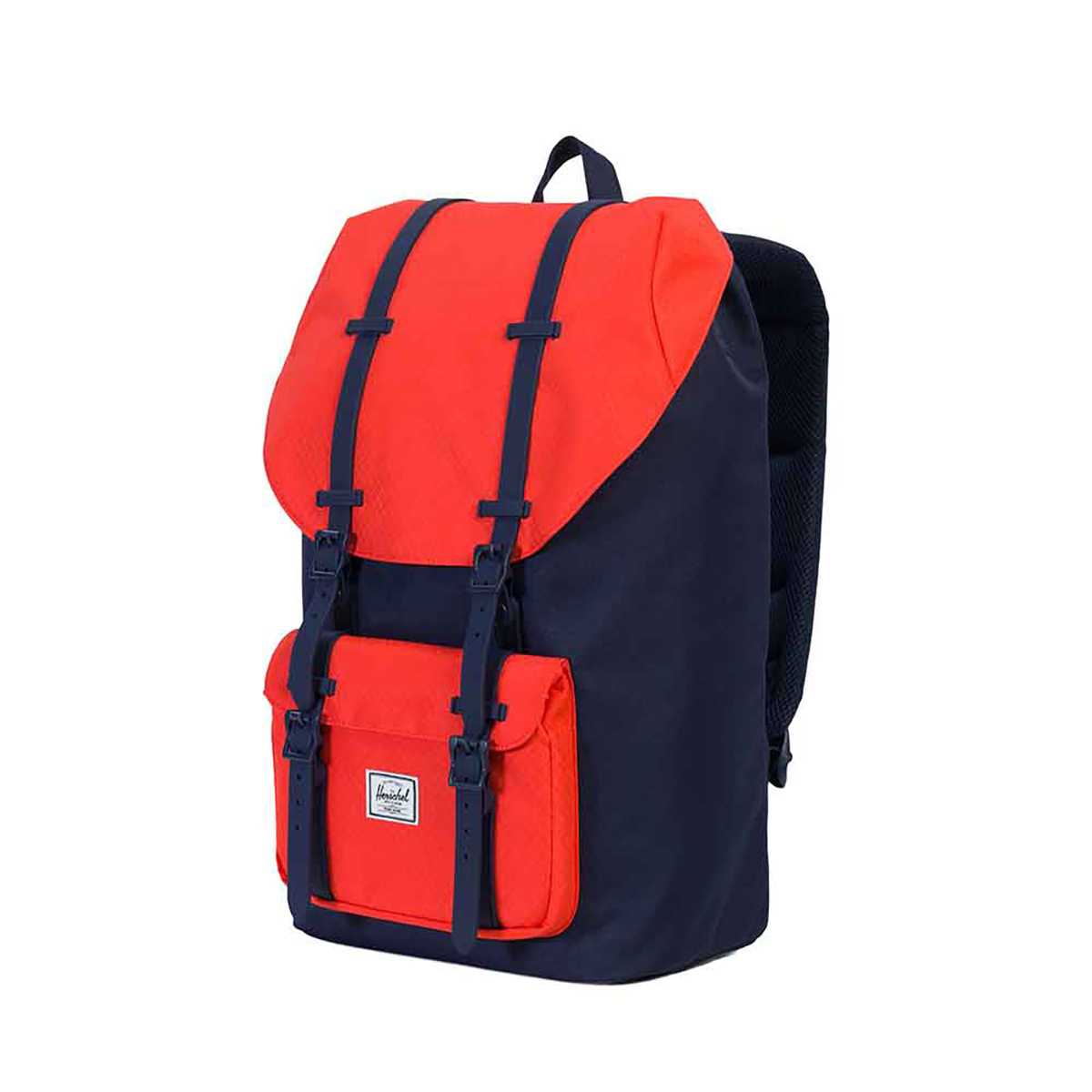 Herschel Little America Rygsæk Peacoat Hot Coral Rubber 25l Rød Unisex 25L