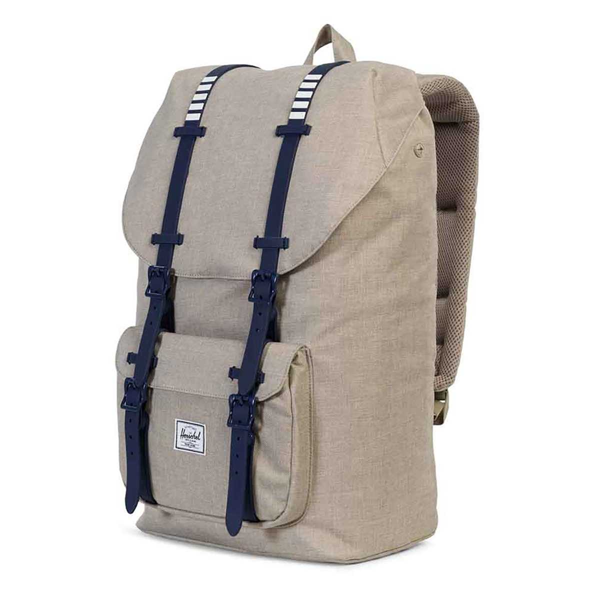 Herschel Little America Rygsæk Light Khaki Crosshatch Peacoat 25l Khaki Unisex 25L