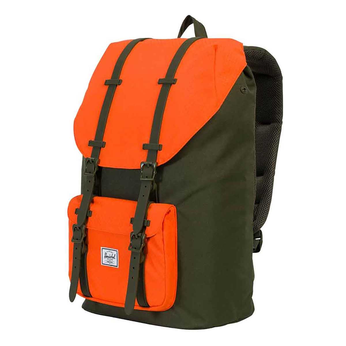 Herschel Little America Rygsæk Forest Night Vermillion Orange 25l Grøn Unisex 25L