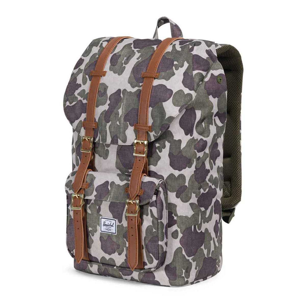 Herschel Little America Rygsæk Frog Camo 25l Camouflage Unisex One Size