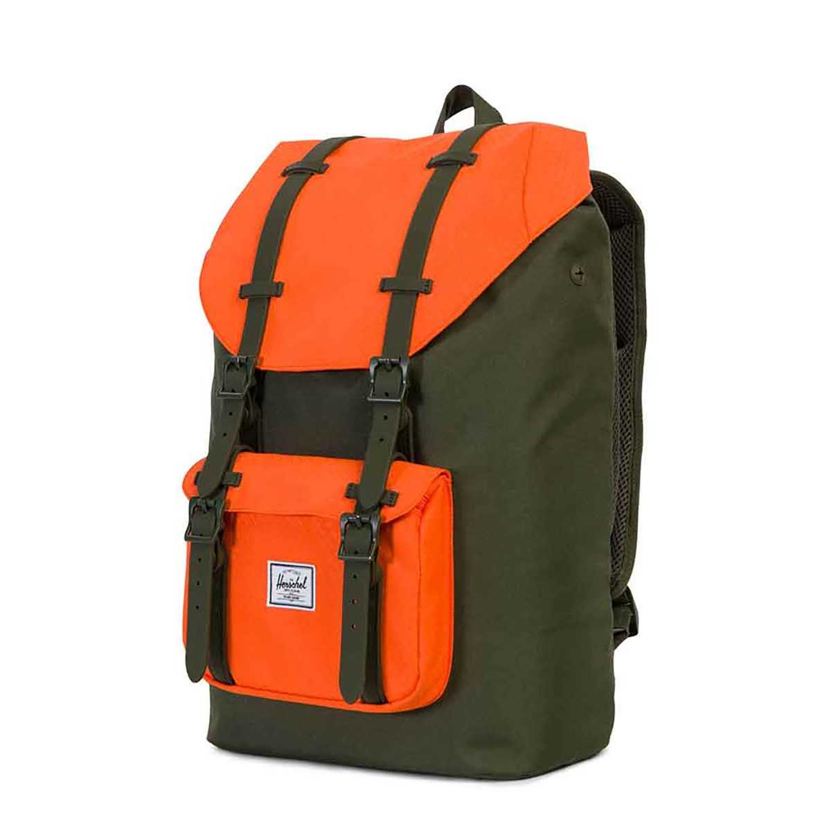 Herschel Little America Rygsæk Forest Night Vermillion Orange 17l Orange Unisex 17L