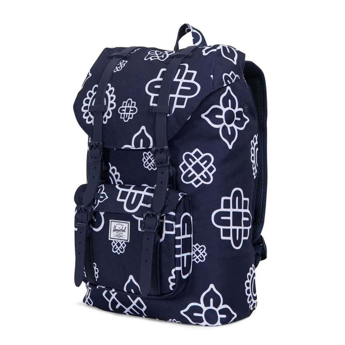 Herschel Little America Rygsæk Peacoat Paisley Print 17l Blå Unisex 17L
