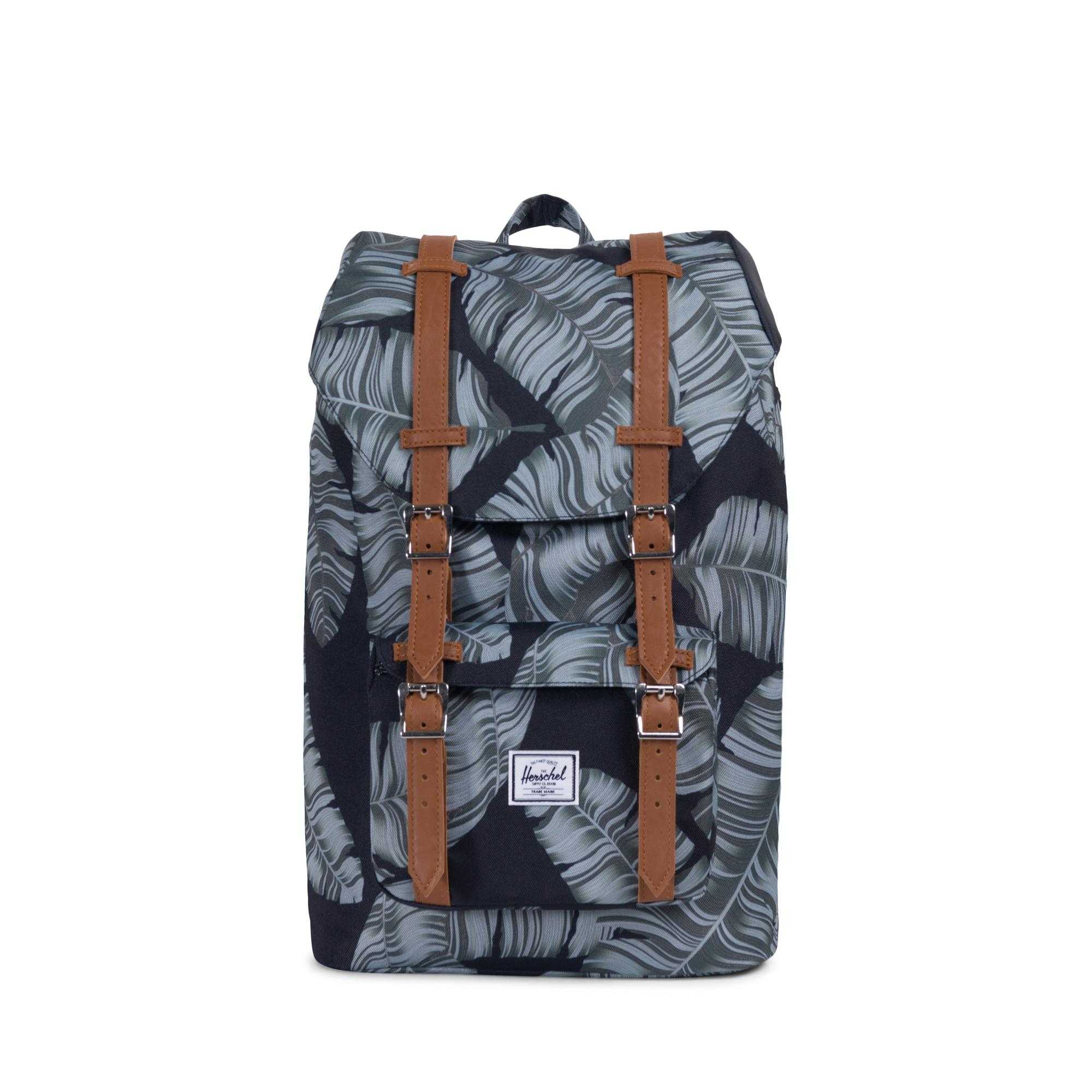Herschel Little America Rygsæk Sort Palm 17l Sort Unisex 17L