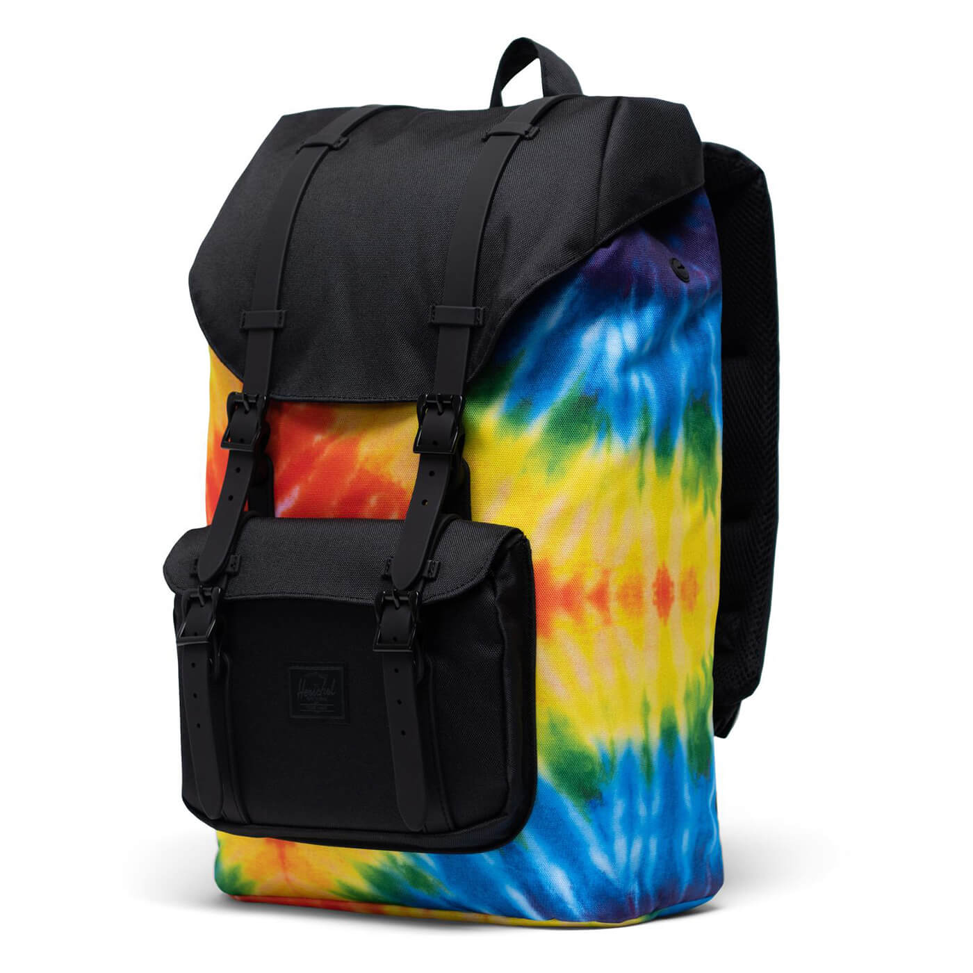 Herschel Little America Rygsæk Rainbow Tie Dye 17l Sort Unisex 17L