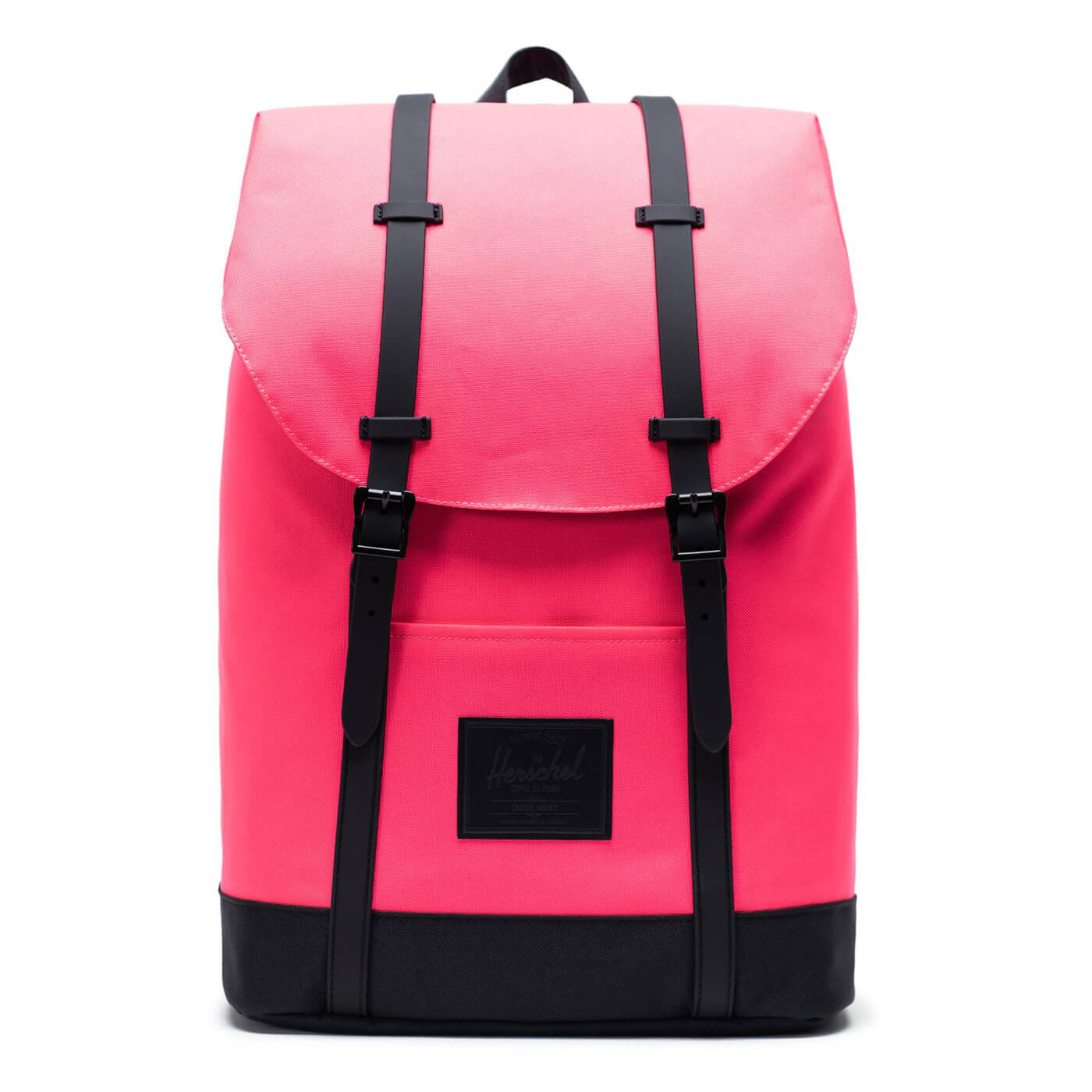 Herschel Retreat Rygsæk Neon Pink Sort Sort Unisex 19
