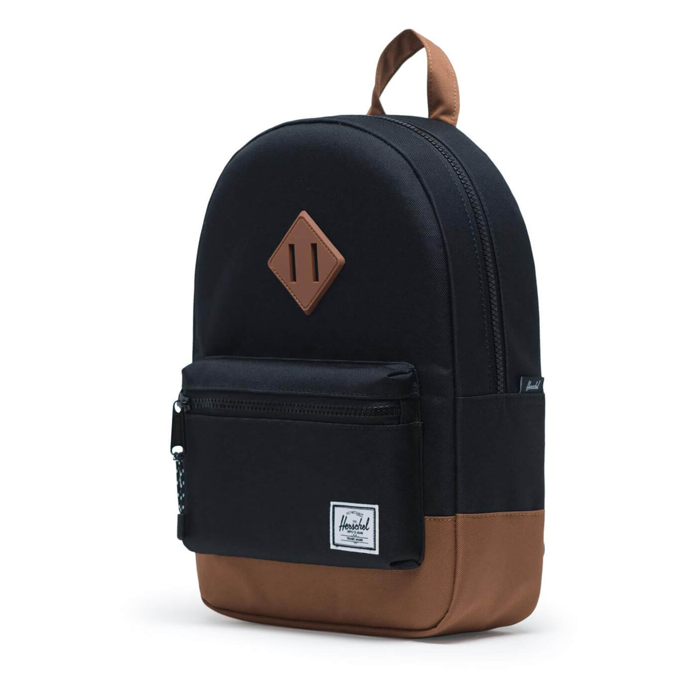 Herschel Heritage Rygsæk Youth Black Saddle Brown Sort Unisex One Size