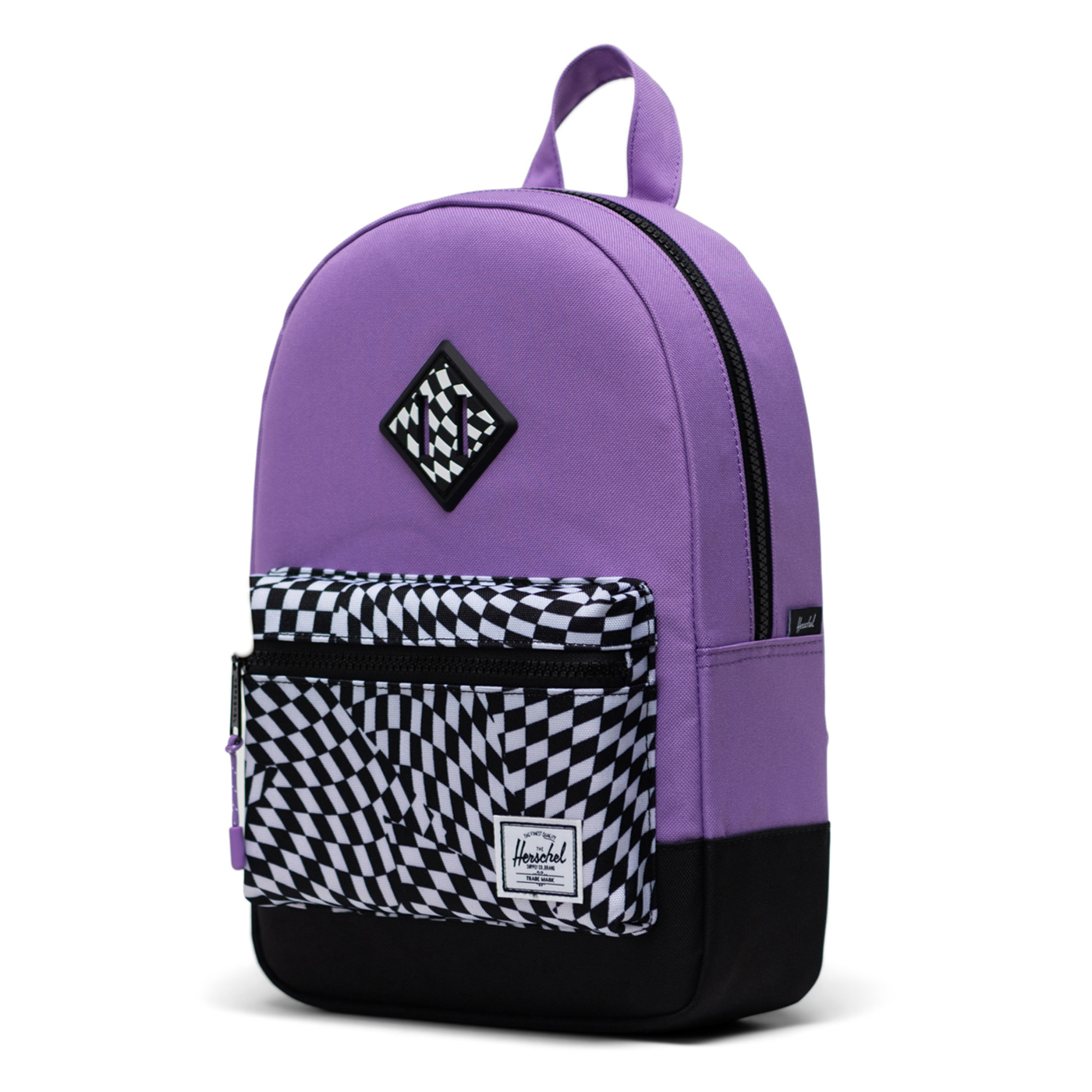 Herschel Heritage Rygsæk Kids Warp Check Amethyst Orchid Warp Check/Amet Unisex One Size