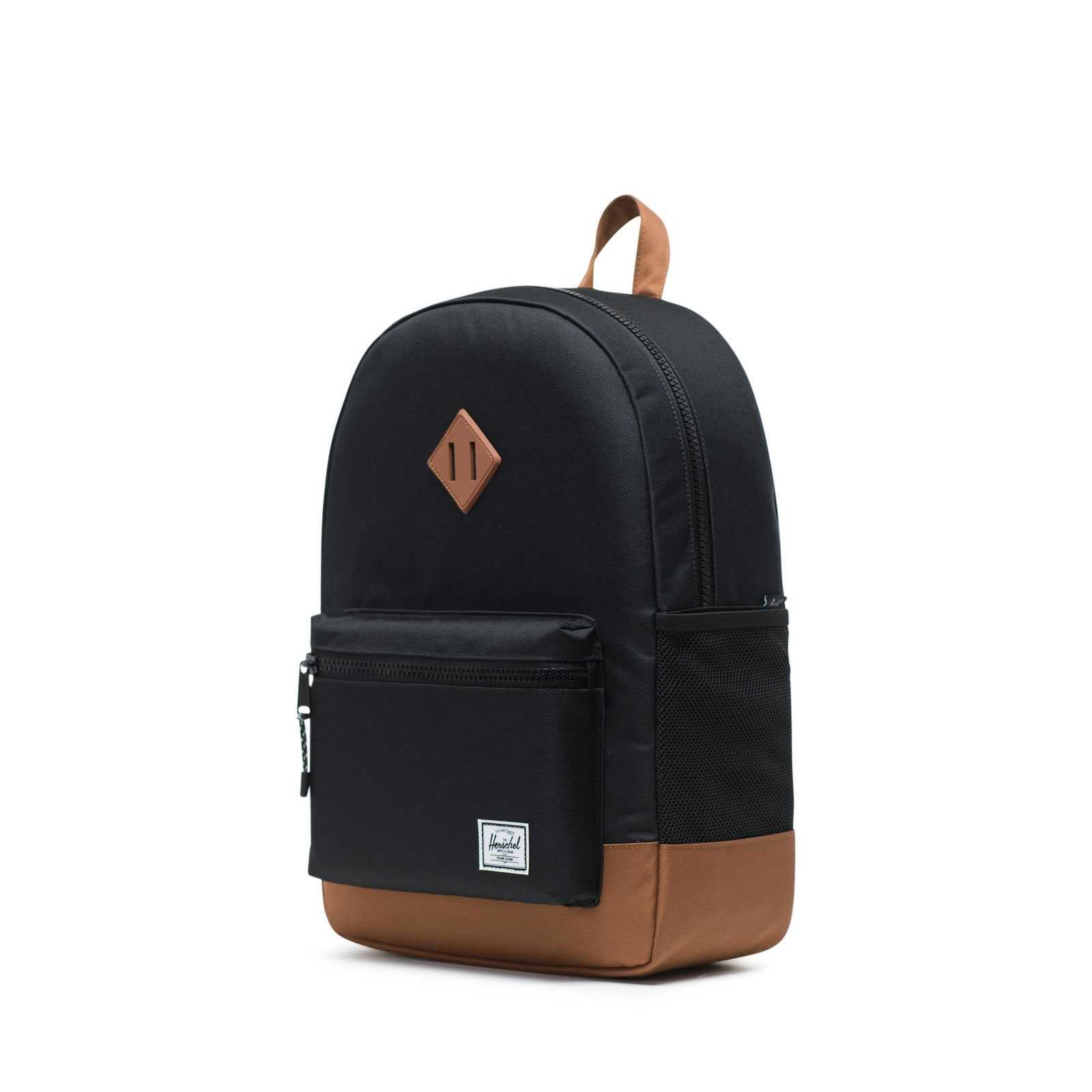 Herschel Heritage Rygsæk Youth Black Saddle Brown 20l Sort Unisex 20L