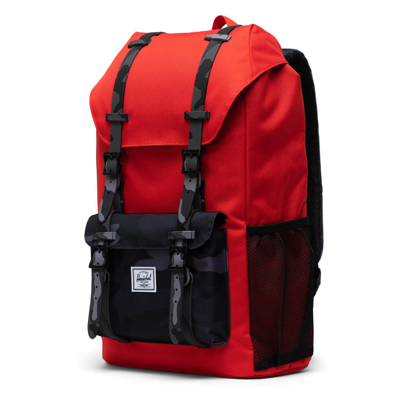 Herschel Little America Rygsæk Youth Fiery Red Night Camo 18l Rød Unisex 18L
