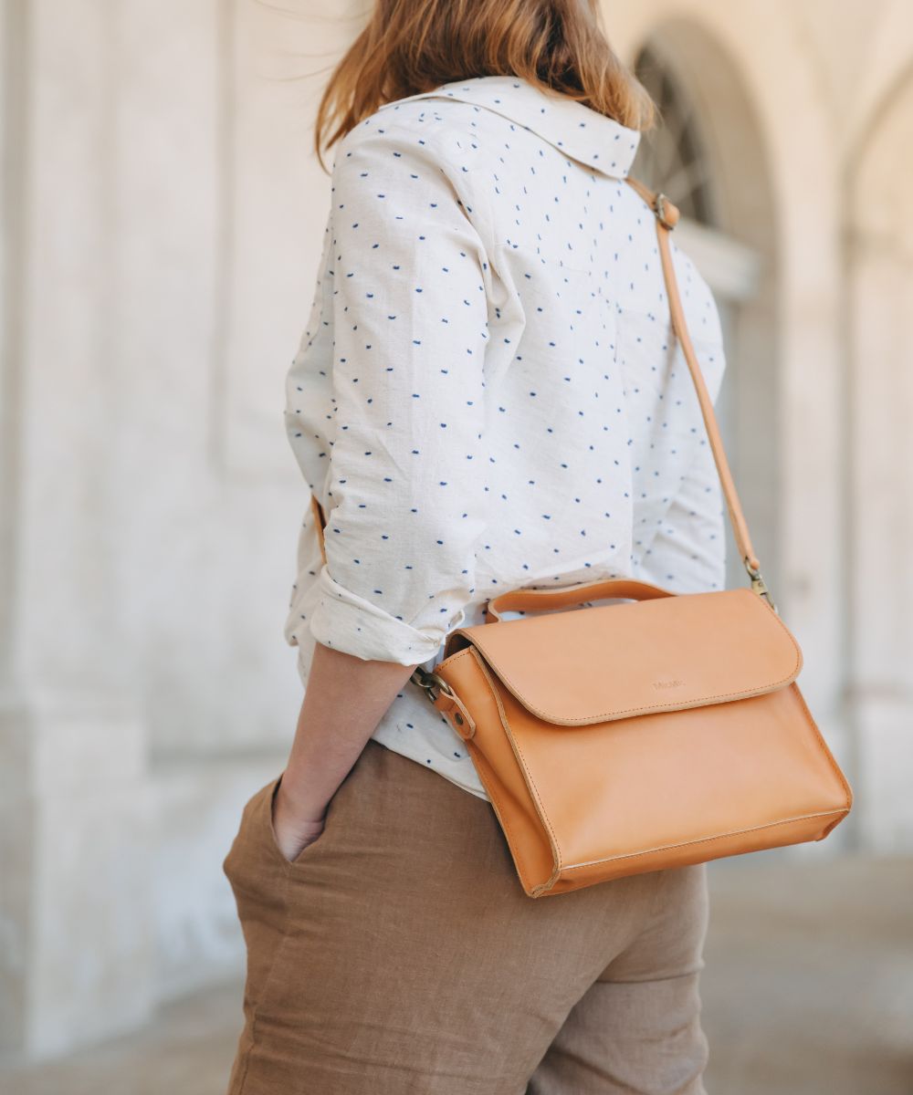 Crossover Taske Til Kvinder Boro Bag Cognac
