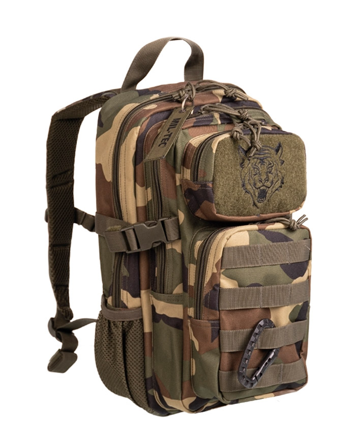 Mil Tec Assault Rygsæk Børn 14l Woodland One Size Woodland Unisex One Size