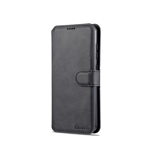 Samsung Galaxy S21plus Aznsamptrade Diary Læder Etui Taske Pung Sort Sort