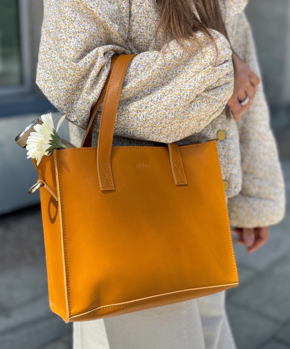Håndlavet Mellieha Taske Cognac