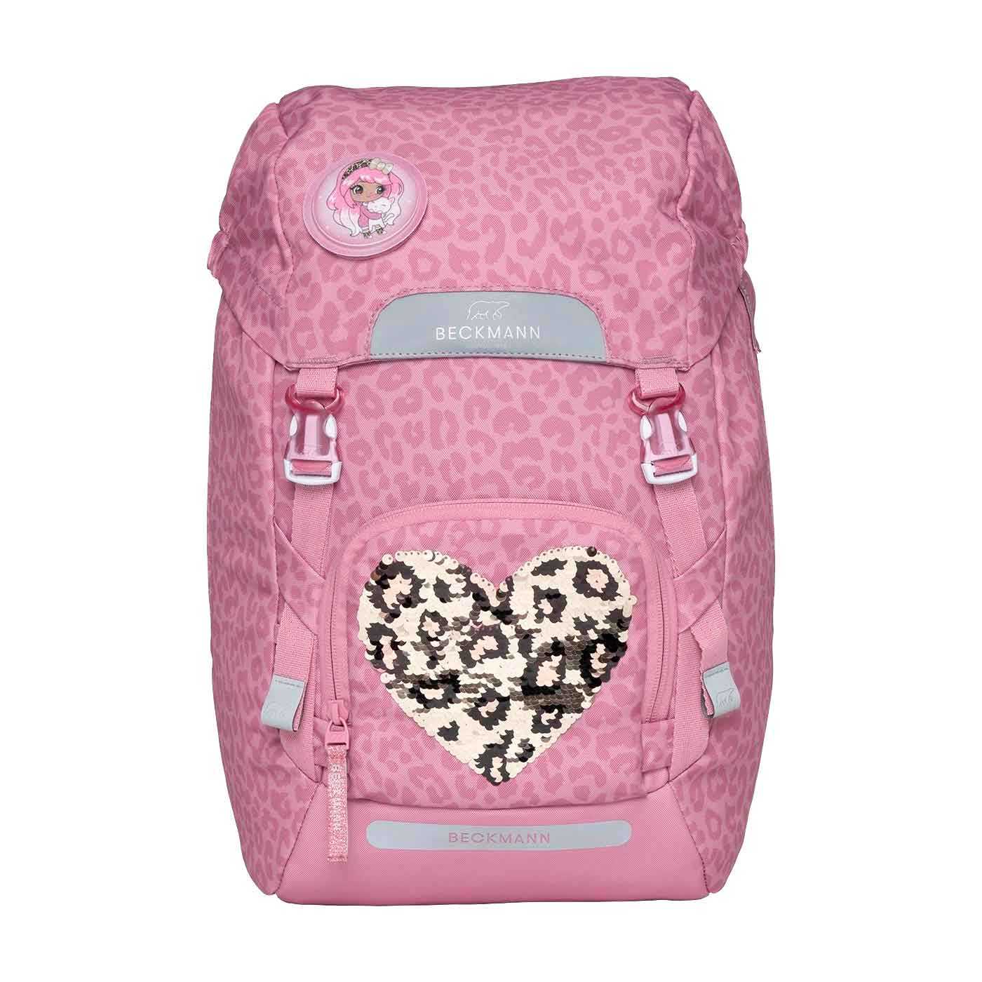 Beckmann Backpack Classic Maxi Furry Rose Dame One Size