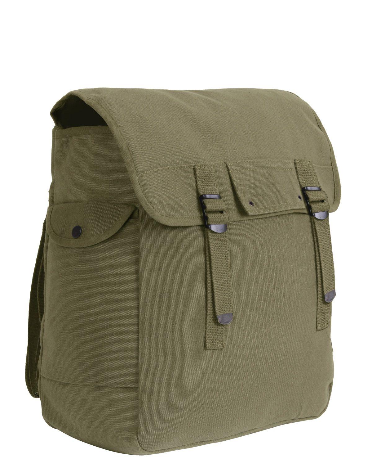 Rothco Stor Musette Rygsæk 18l Oliven Olive Unisex One Size