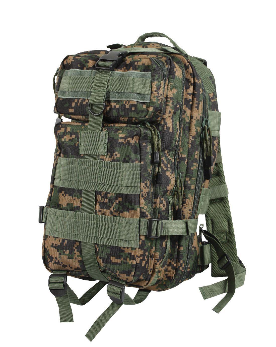 Rothco Transport Rygsæk Molle 25l Digital Woodland Digital Woodlan Unisex One Size