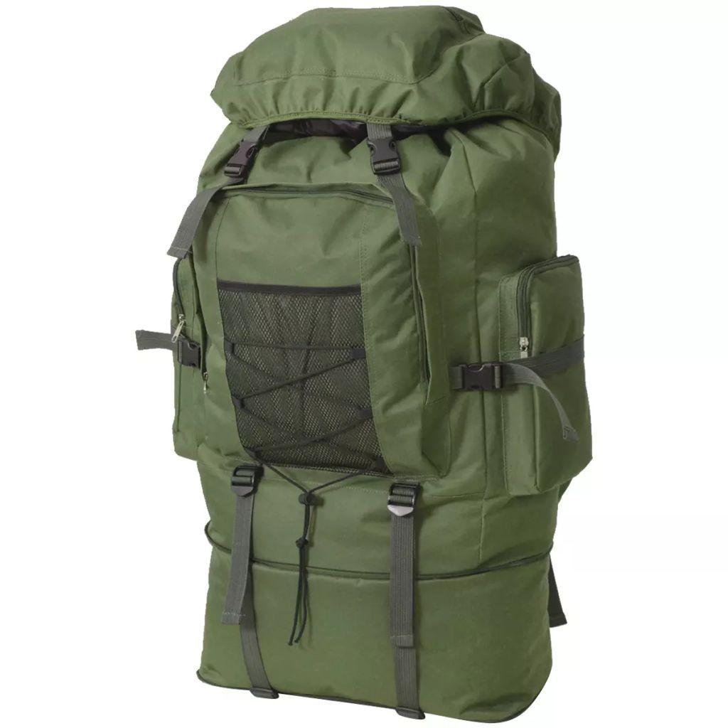 Militærinspireret Rygsæk 100 Olivengrøn 600d Polyester Grøn  2xl