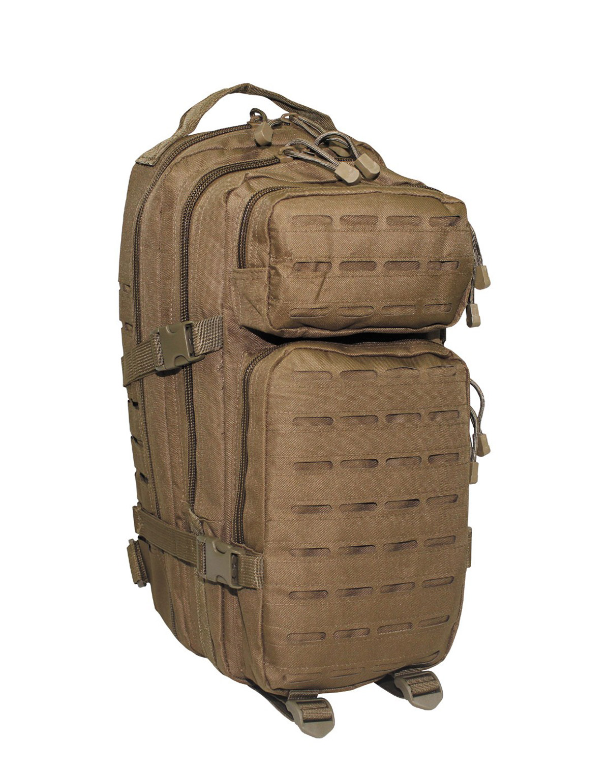 Mfh Laser Cut Assault Rygsæk 30l Coyote One Size Coyote Brown Unisex One Size