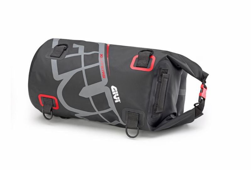 Givi Vandtæt Bagsæde Taske 30l Sort Grå Rød