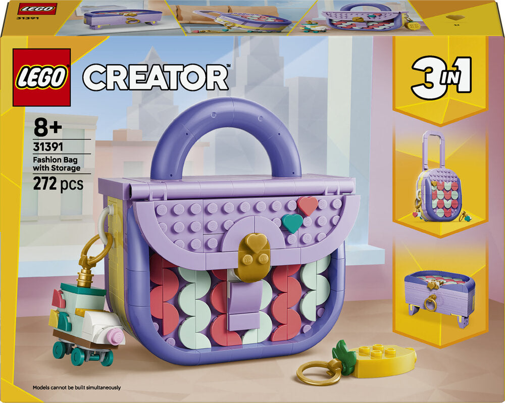 Lego Creator 31391 Modekunst: Taske Med Opbevaring