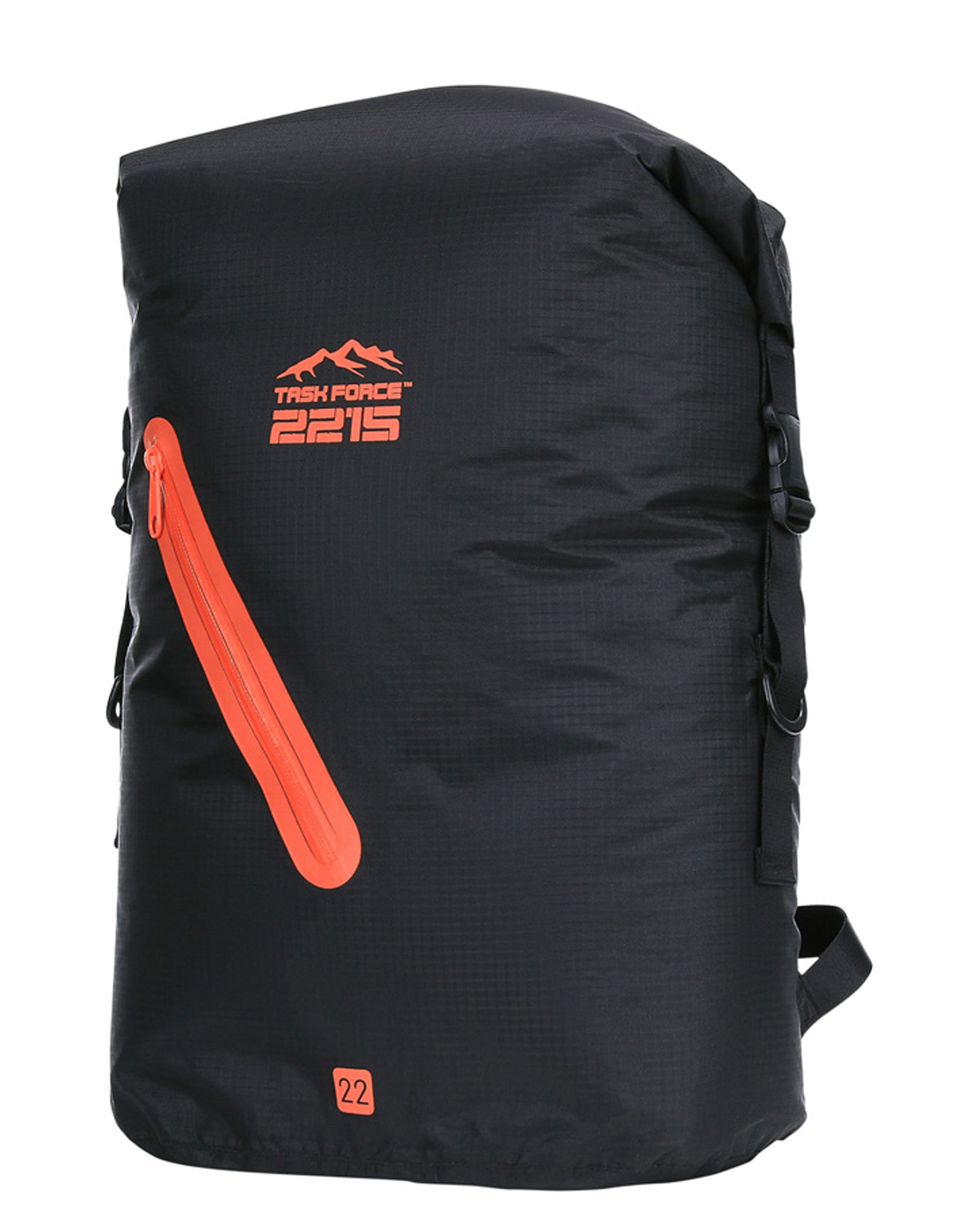 Fostex 2215 Beavertrail Vandtæt Taske 22l Sort Orange Sort Unisex One Size