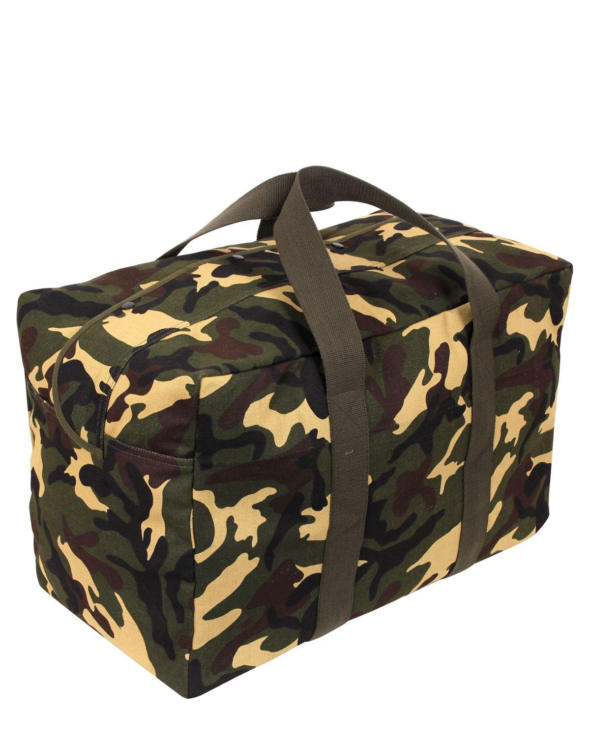 Rothco Canvas Cargo Taske Woodland Woodland Unisex One Size