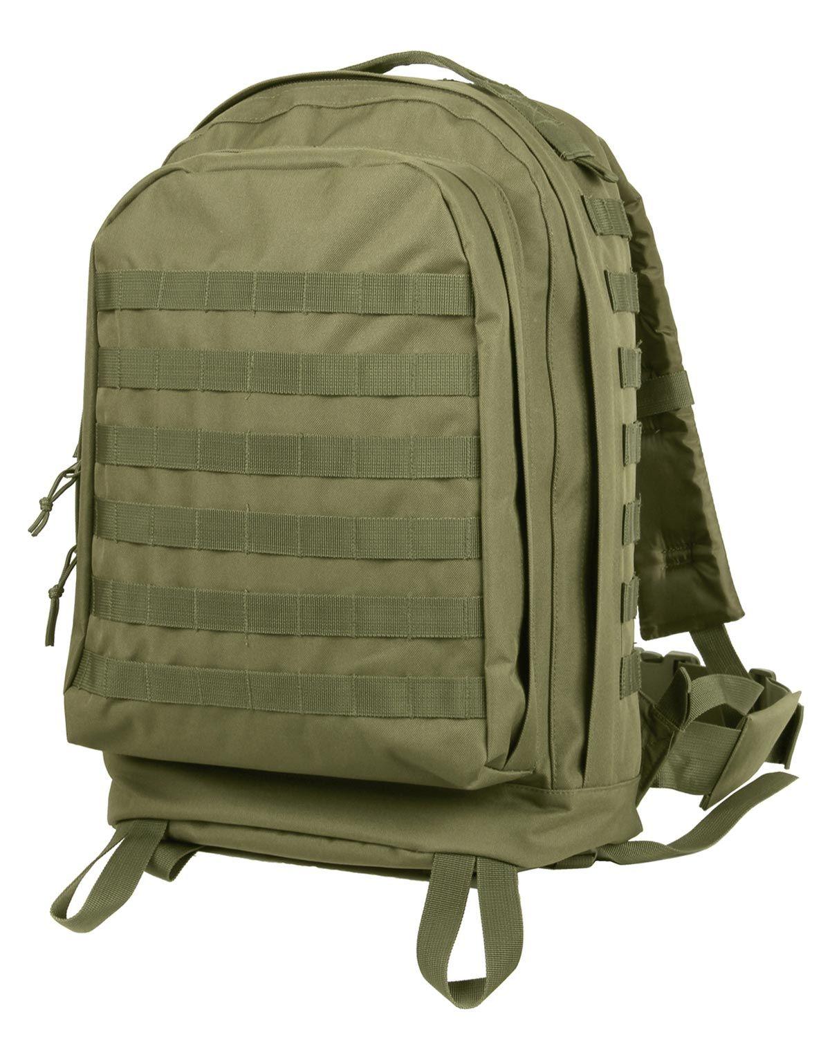 Rothco Molle Dages Assault Rygsæk Oliven Olive Unisex One Size