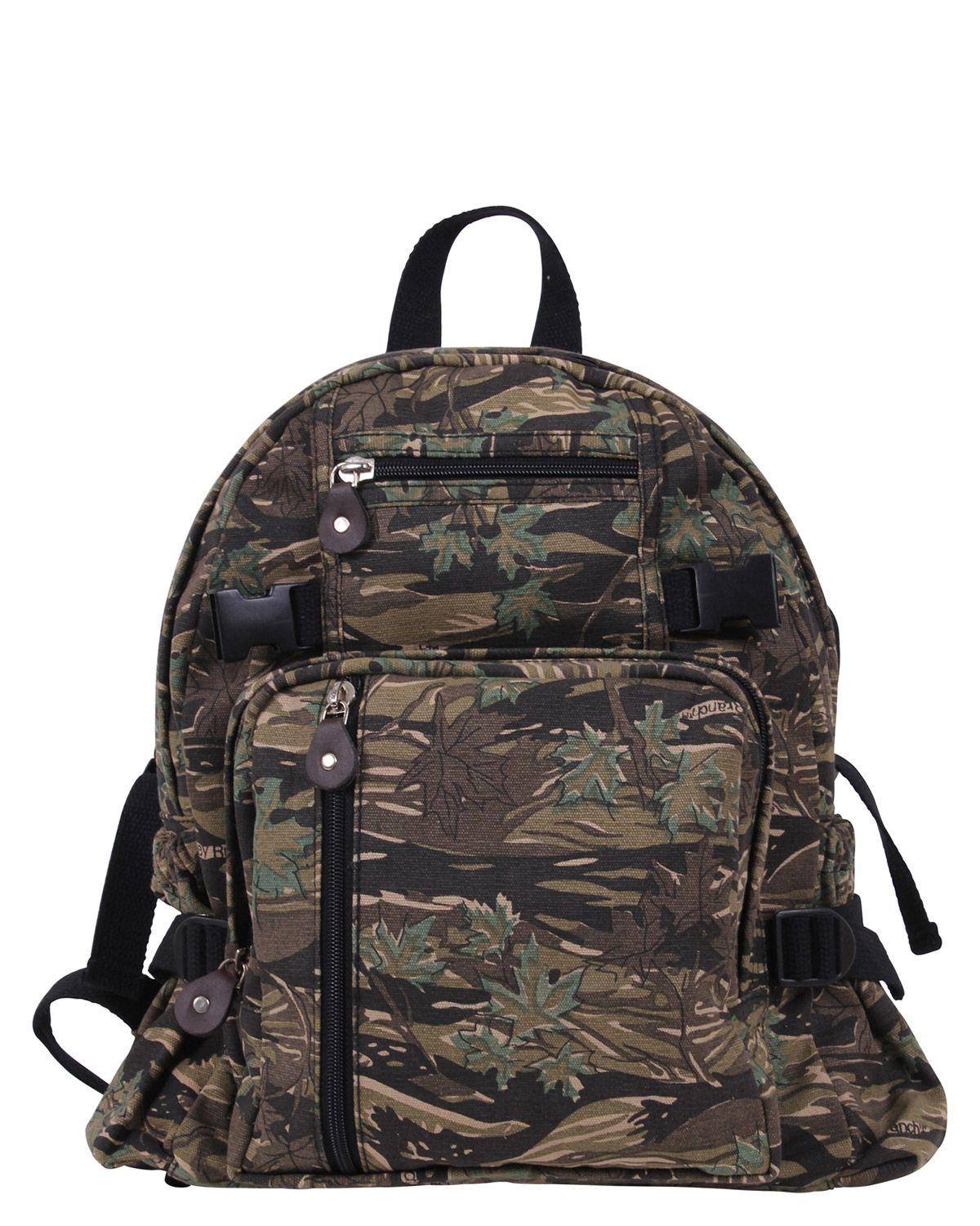 Rothco Vintage Canvas Mini Rygsæk 23l Smokey Branch Camo Smokey Branch Unisex One Size