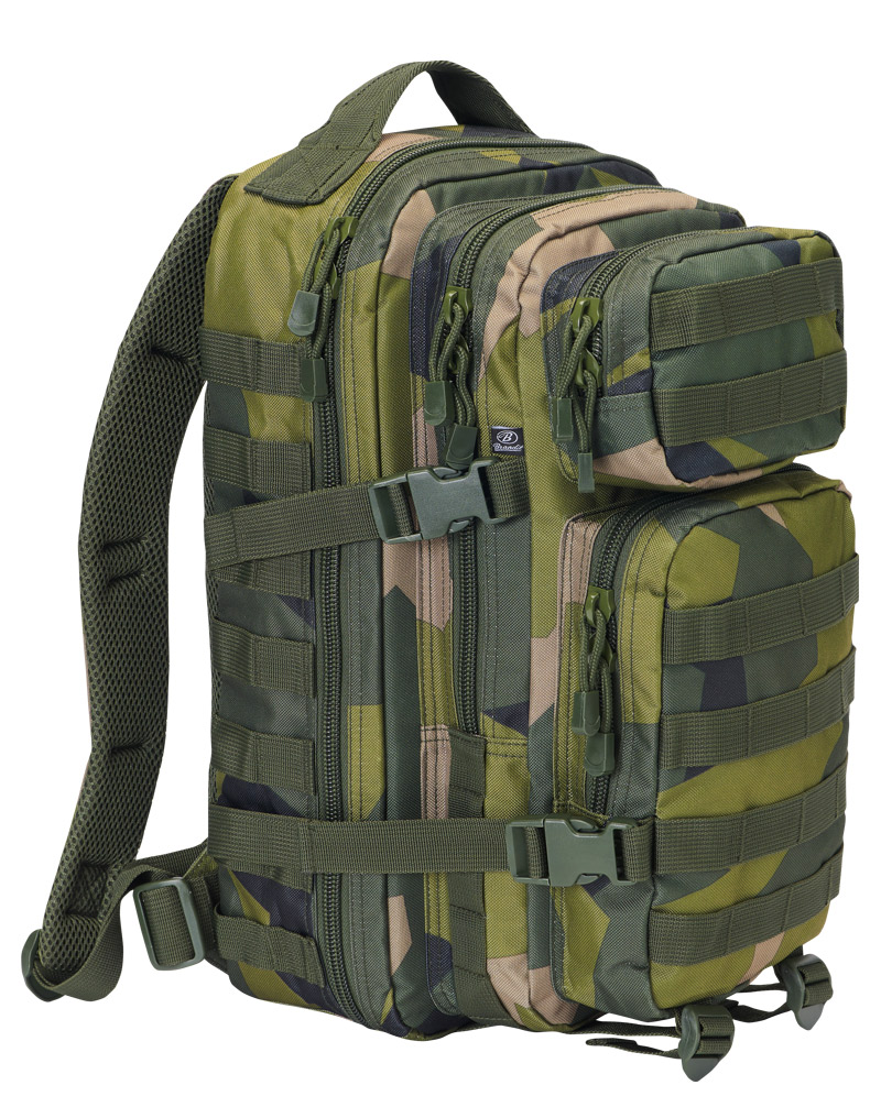 Brandit Assault Rygsæk 25l Svensk M90 Swedish M/90 Unisex M