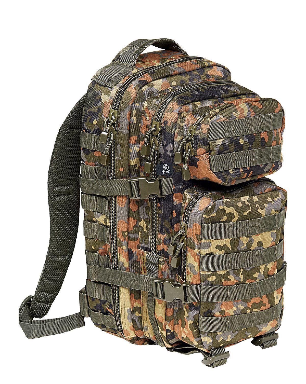 Brandit Assault Rygsæk 40l i Flecktarn - Fantastisk Tilbud!