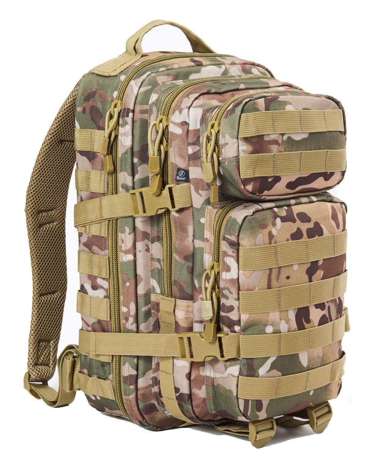 Brandit Assault Rygsæk 40l Taktisk Camo Multi Camo Unisex One Size