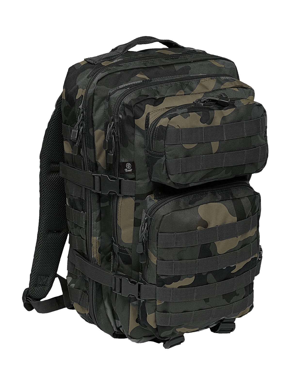 Brandit Assault Rygsæk 40l Dark Camo One Size Sort Unisex One Size