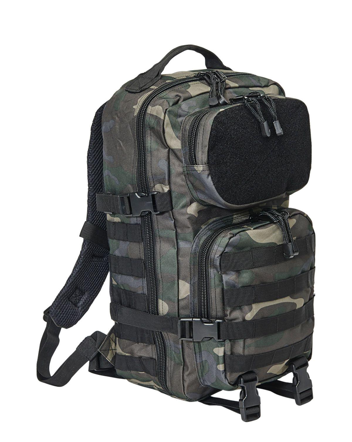 Brandit Patch Assault Rygsæk 25l Dark Camo One Size Sort Unisex One Size