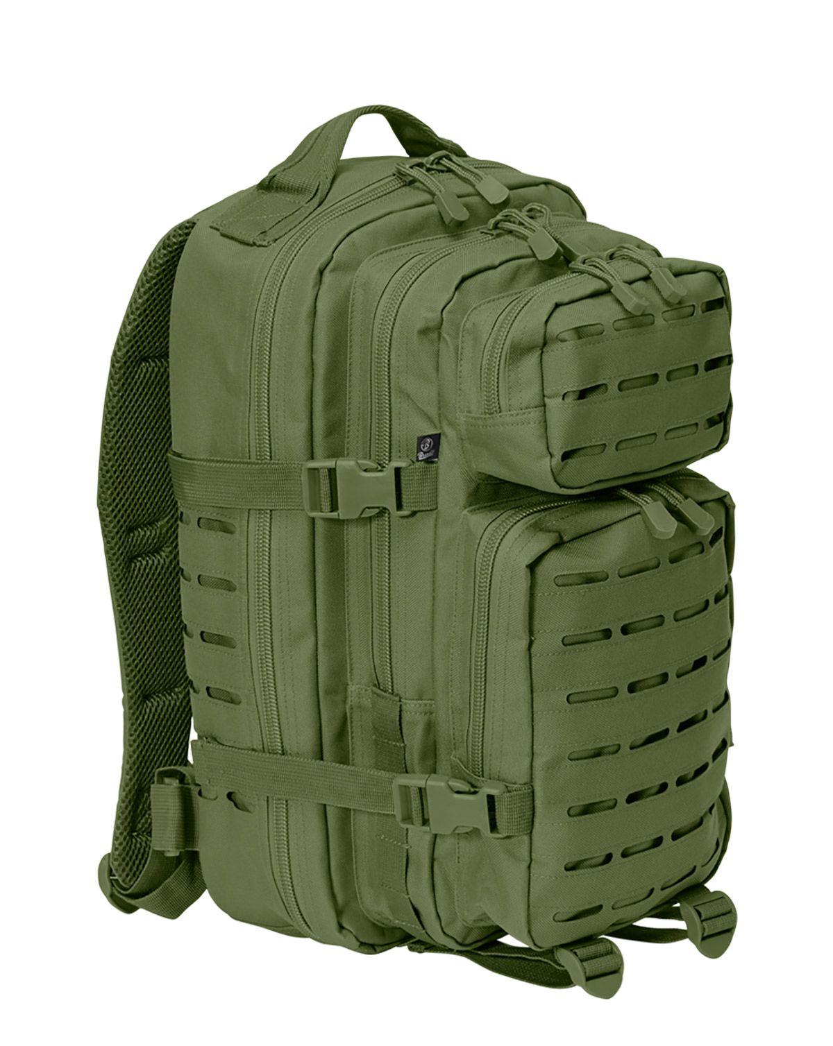 Brandit Laser Cut Assault Rygsæk 25l Oliven One Size Olive Unisex One Size