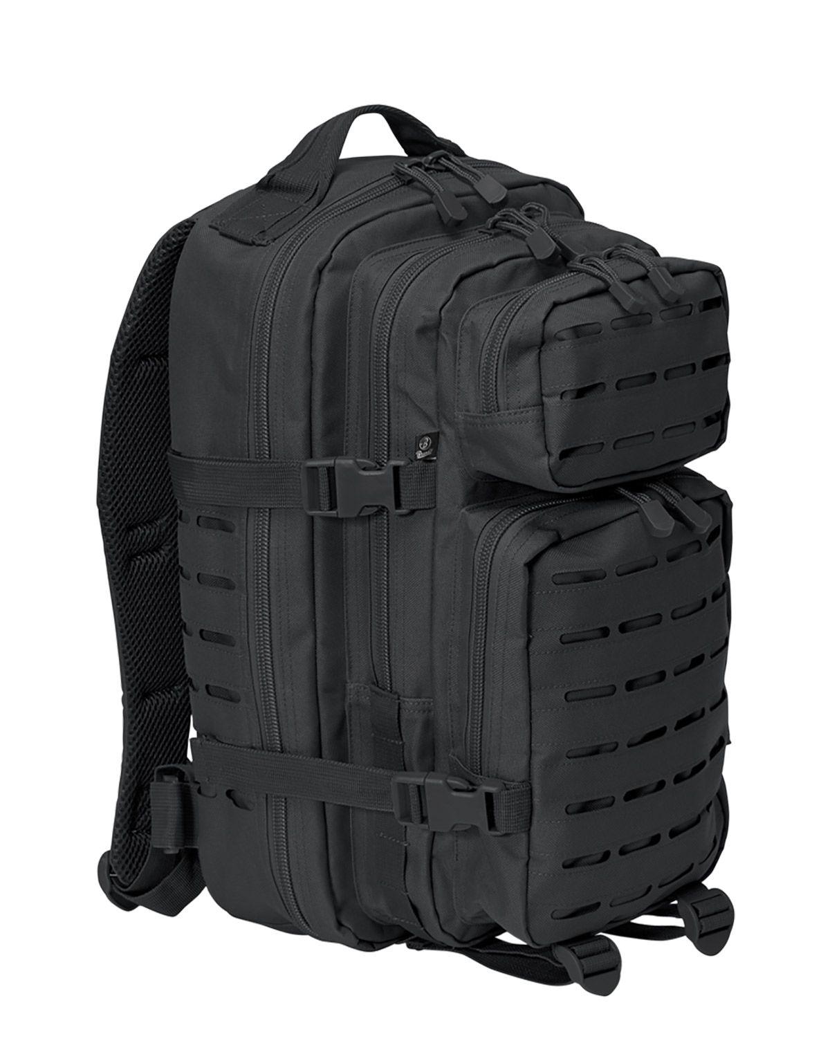 Brandit Laser Cut Assault Rygsæk 25l Sort One Size Sort Unisex One Size