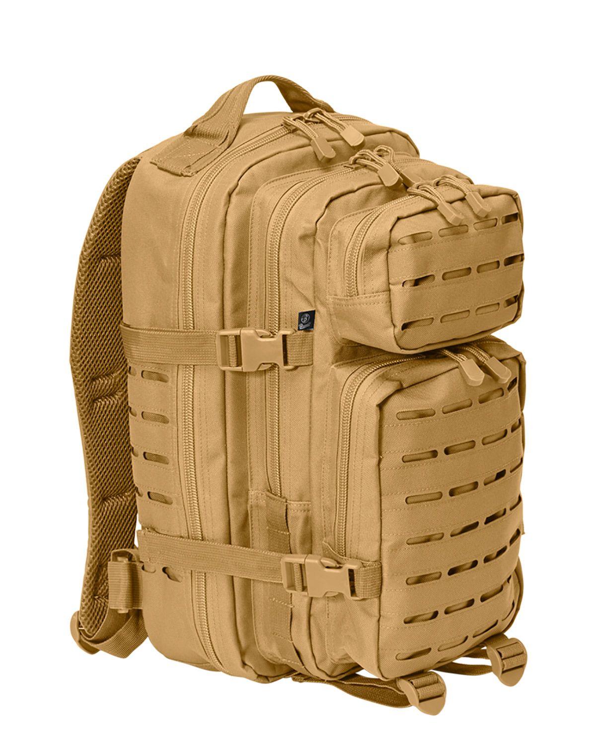 Brandit Laser Cut Assault Rygsæk 25l Coyote One Size Coyote Brown Unisex One Size